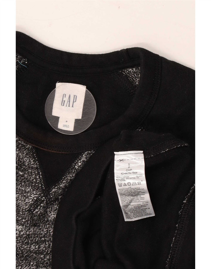 Gap Felpa da uomo Maglione Small Grigio Colourblock in cotone