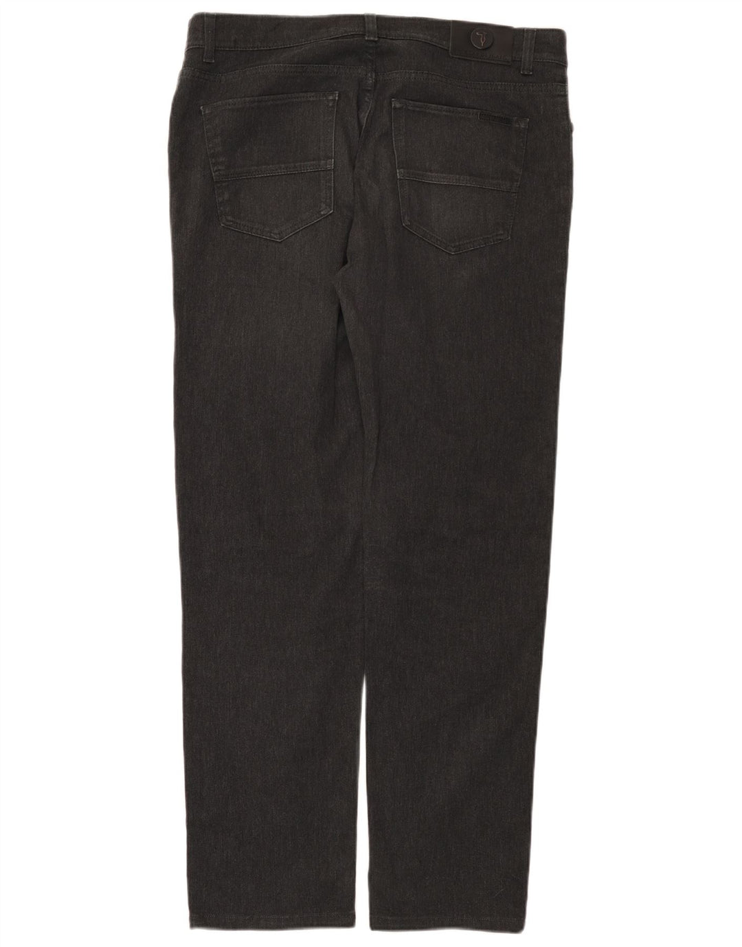 Jeans Straight Uomo Trussardi W37 L31 Cotone Grigio