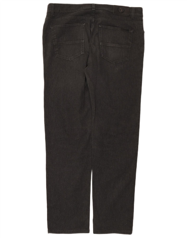 Jeans Straight Uomo Trussardi W37 L31 Cotone Grigio