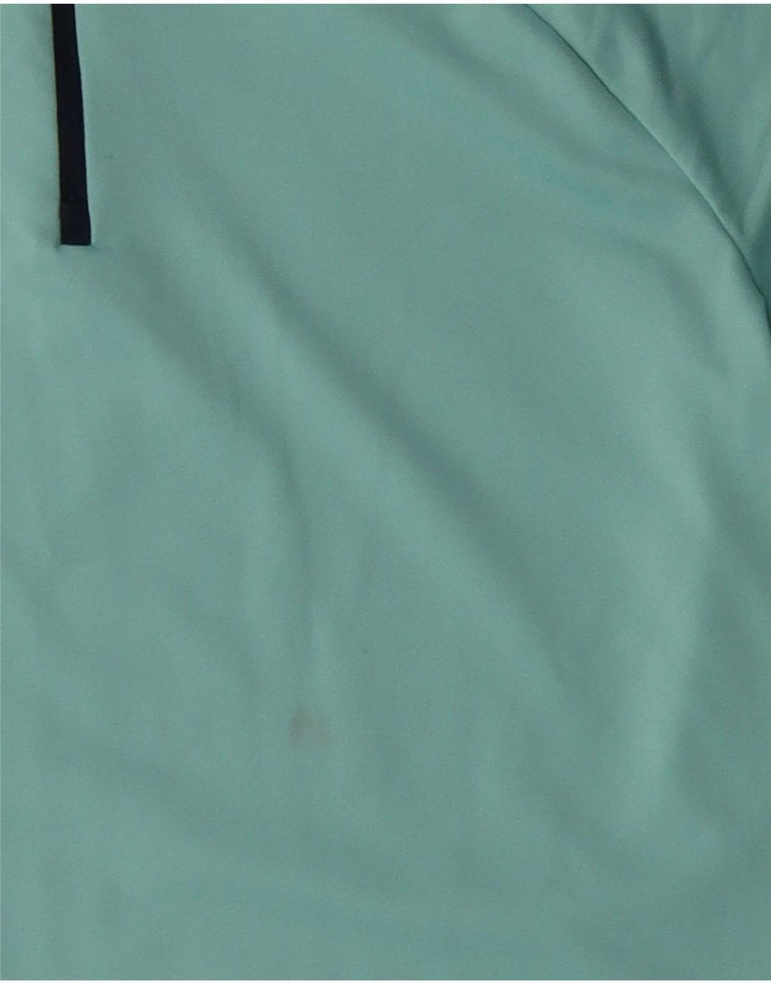 Top della tuta da ginnastica Nike Dri Fit con collo e zip da donna, UK 16, grande, turchese