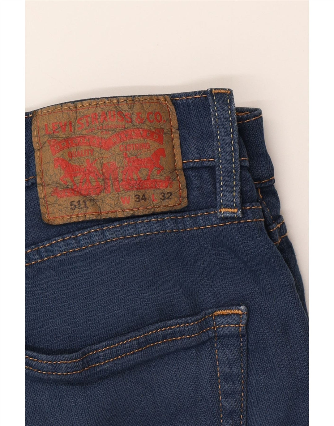 LEVI'S Jeans da uomo 511 slim W34 L32 cotone blu