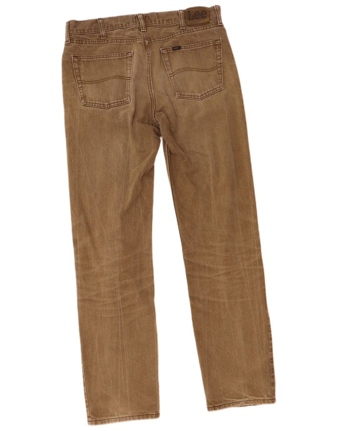 Jeans dritti da uomo Lee W35 L34 cotone kaki
