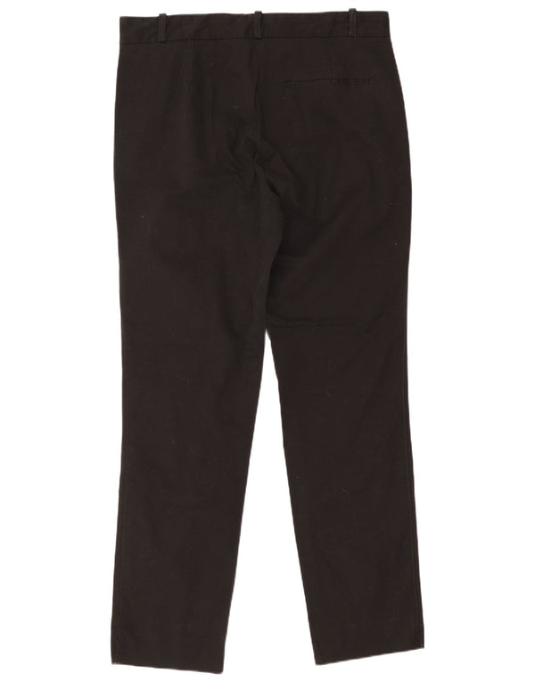 Pantaloni chino slim da donna Massimo Dutti EU 40 Medium W30 L27 Cotone nero
