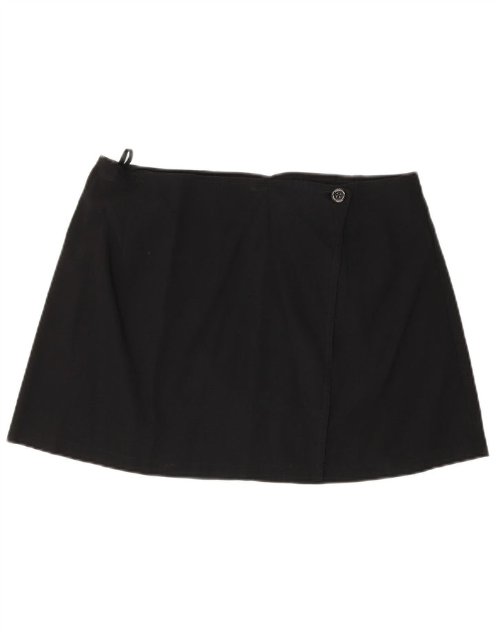 Mini gonna a portafoglio da donna Orsay IT 42 media W30 viscosa nera