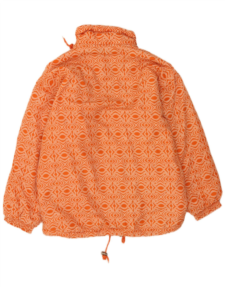 Giacca anorak da uomo Etirel UK 44 2XL Poliestere geometrico arancione