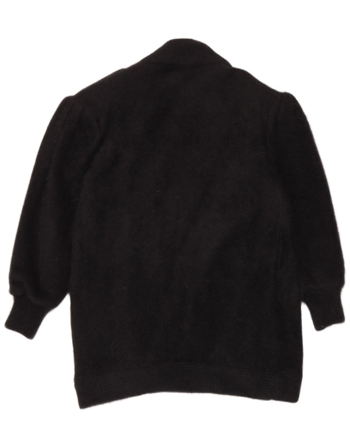 Sunshine Donna Maglione cardigan aperto a linea lunga oversize UK 18 XL Nero