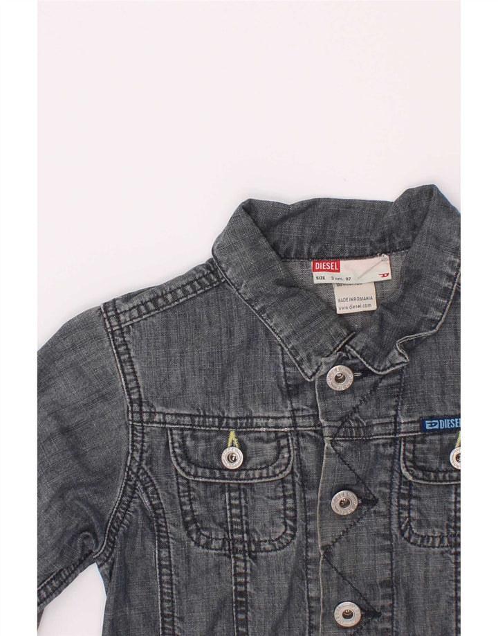 Giacca in denim da bambino Diesel 2-3 anni in cotone blu