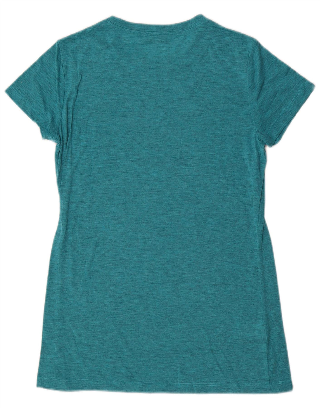 T-shirt da donna EDDIE BAUER UK 10 piccola in poliestere screziato verde