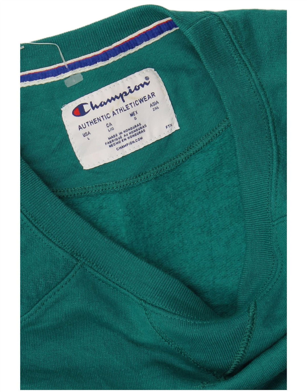 CHAMPION Womens Sweatshirt Jumper UK 16 Large Green