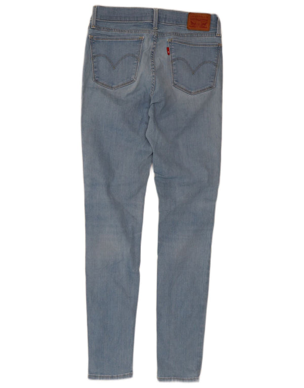 Jeans Levi's da donna 710 super skinny effetto consumato W28 L30 cotone blu