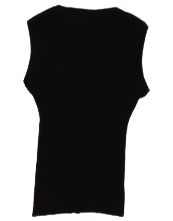 Canotta da donna Benetton Canotta UK 14 Large Nera in lana