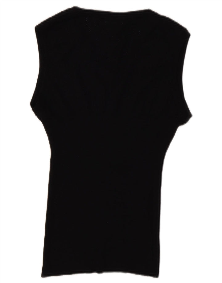 Canotta da donna Benetton Canotta UK 14 Large Nera in lana