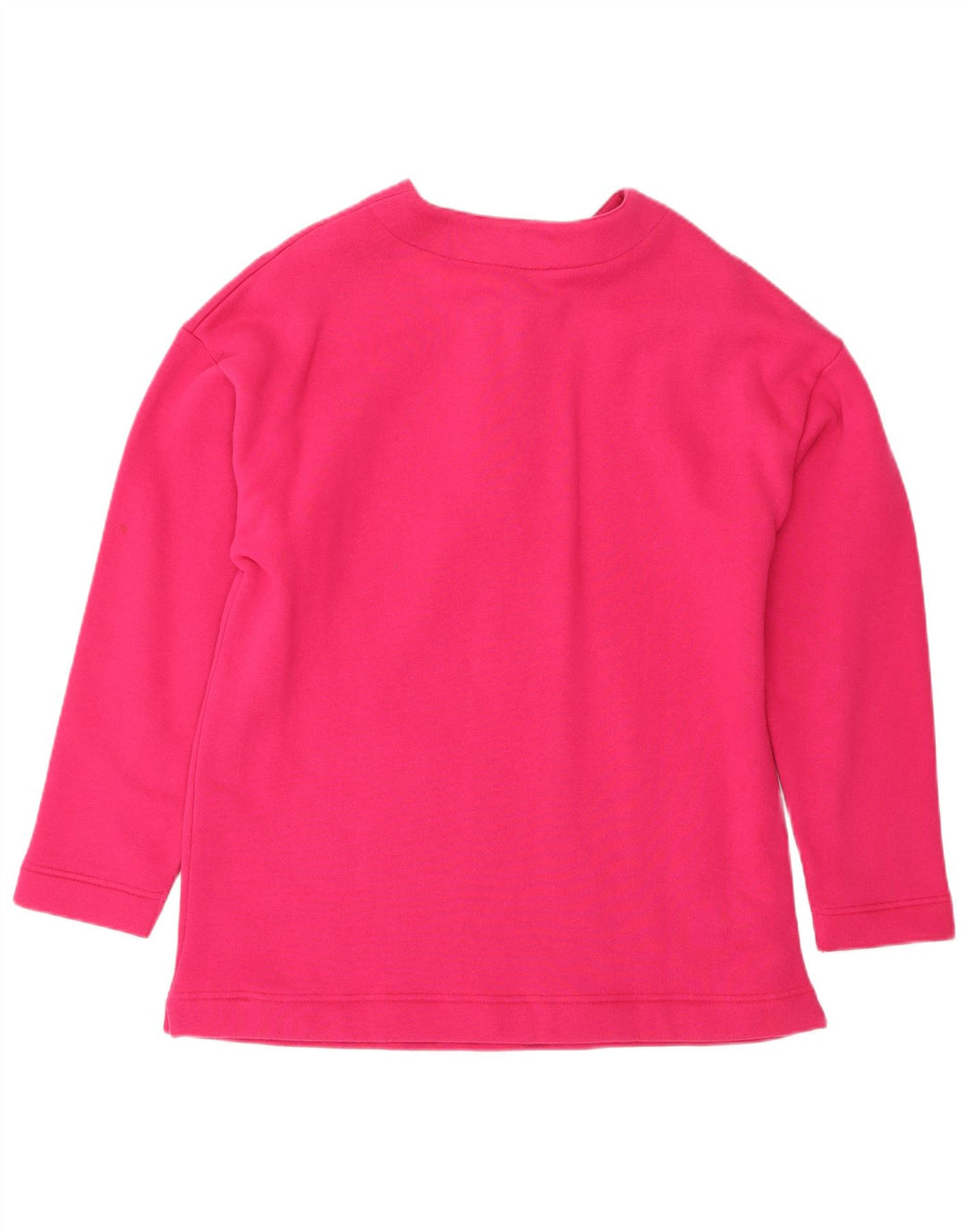Felpa da donna Benetton maglione UK 14 rosa medio