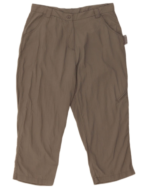 Pantaloni Capri Cargo da donna Mountain Warehouse UK 14 Large W33 L22 Grigio