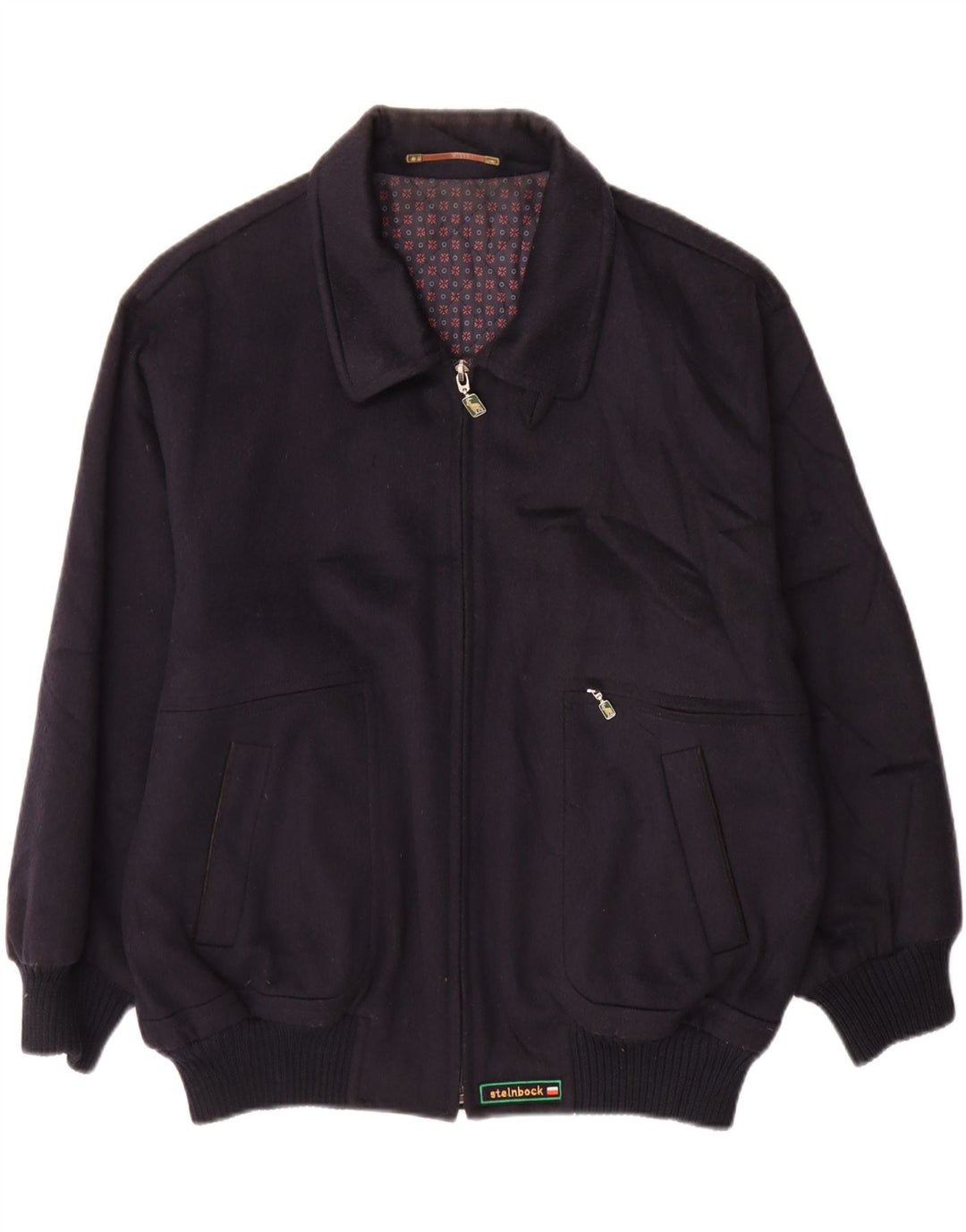 Giubbotto bomber da uomo Steinbock IT 54 2XL Lana blu navy