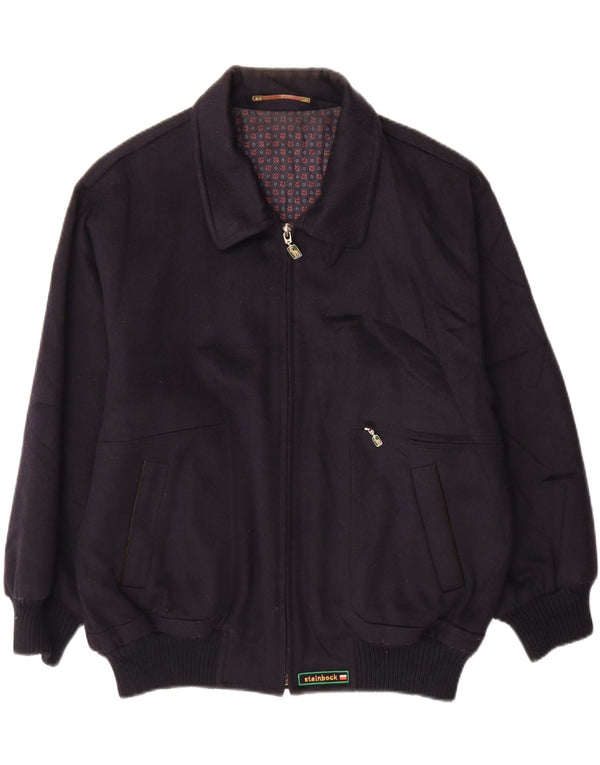 Giubbotto bomber da uomo Steinbock IT 54 2XL Lana blu navy