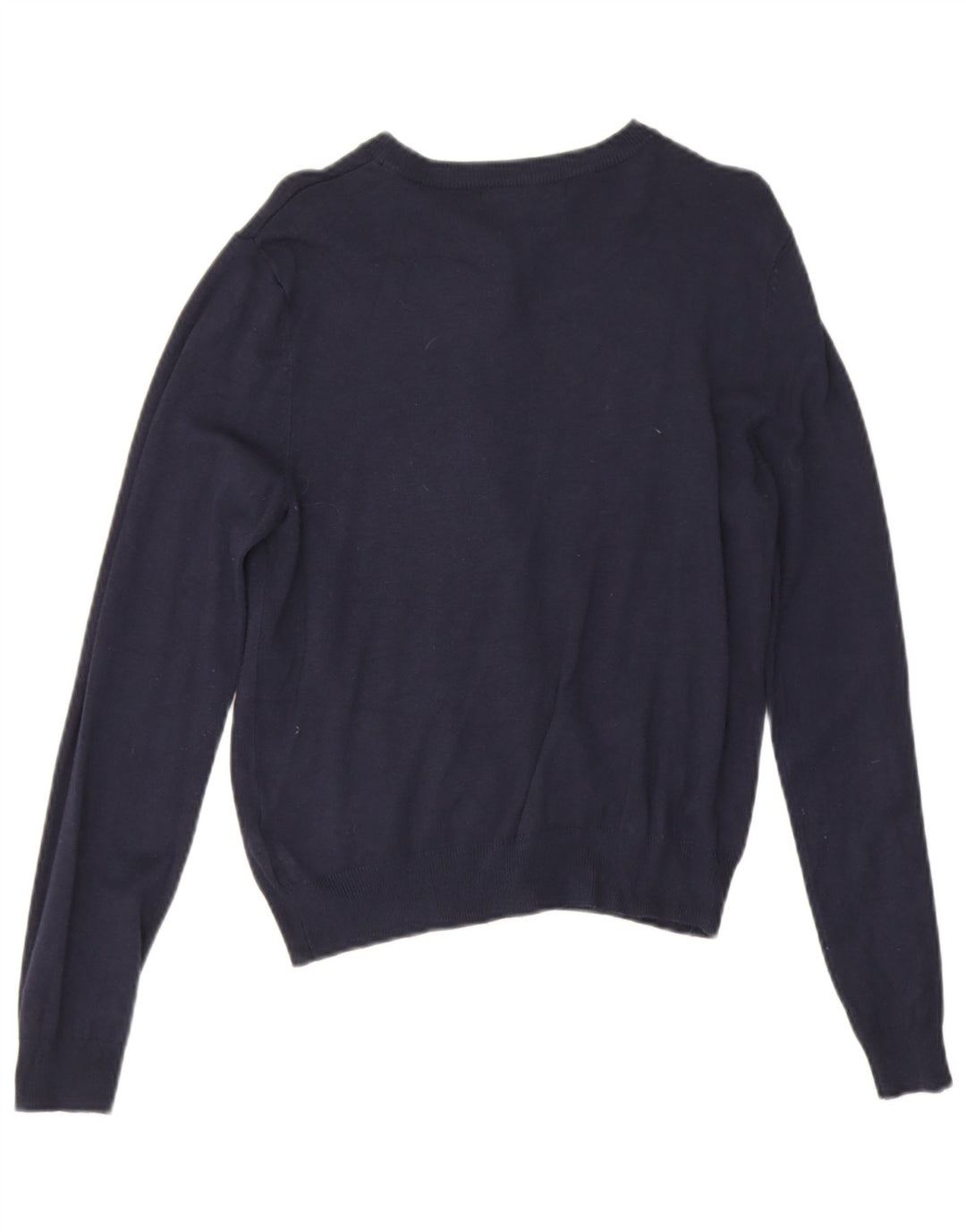 Maglione cardigan da donna Marks & Spencer UK 12 Viscosa blu navy medio