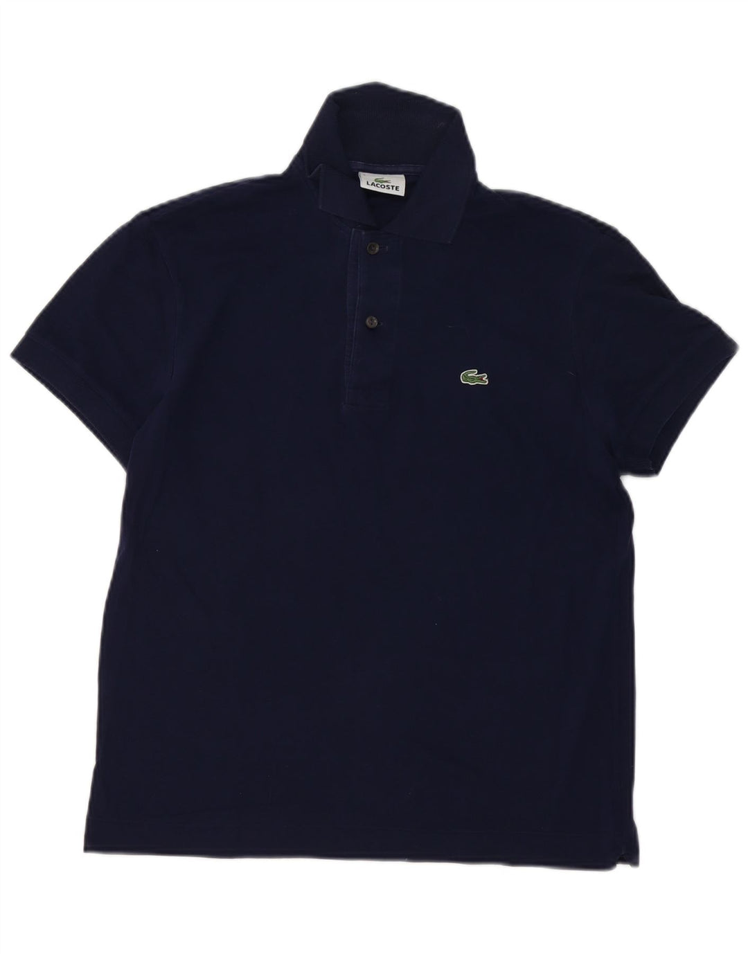 Polo da uomo Lacoste taglia 3 piccola in cotone blu navy