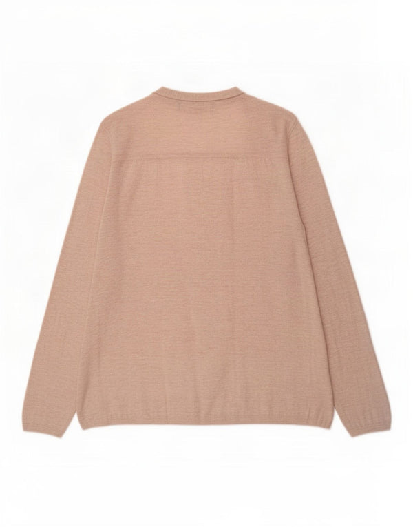 Maglione cardigan aperto da donna Marks & Spencer UK 8 Small Beige Poliammide