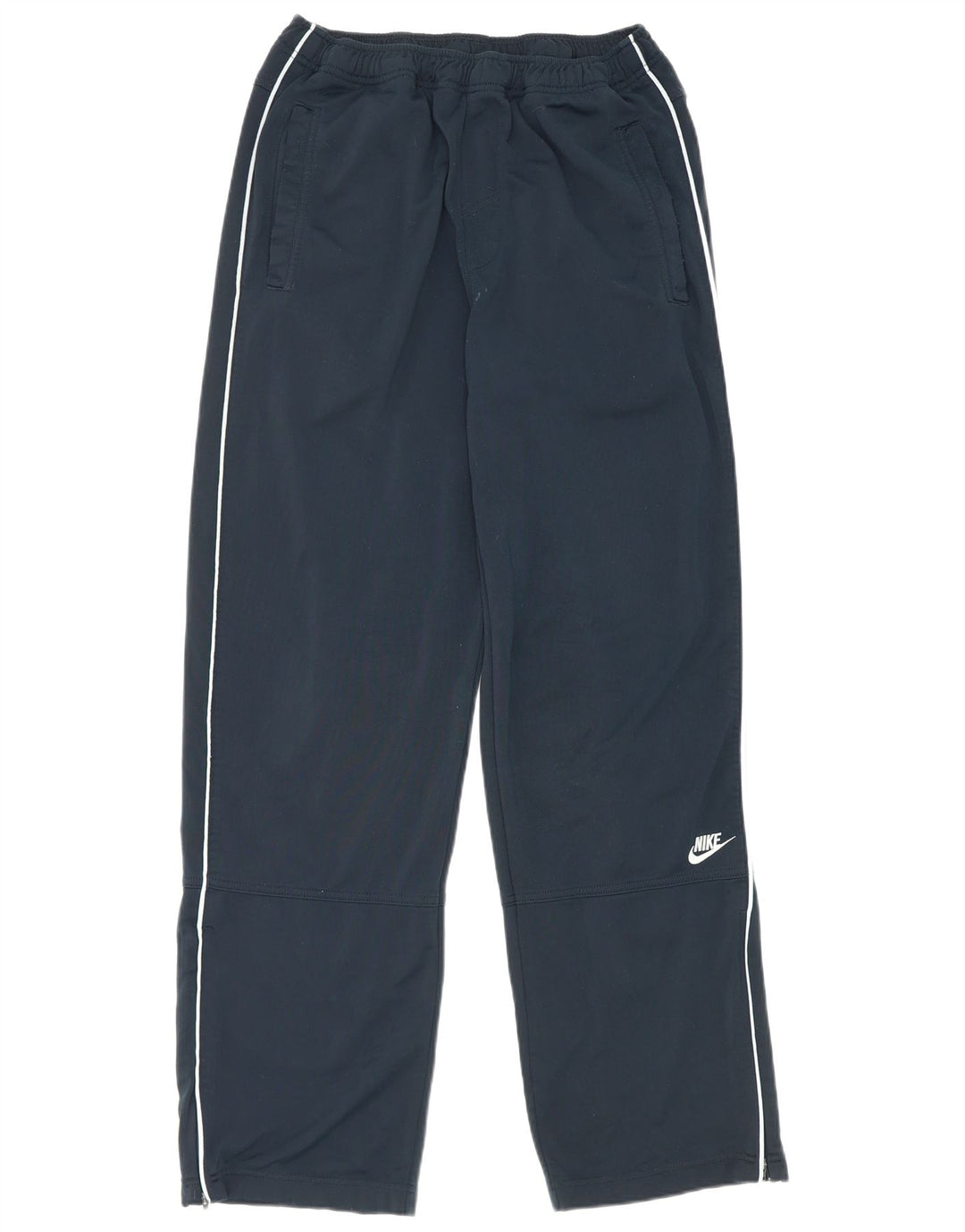 Pantaloni da tuta Nike da uomo, pantaloni da jogging, grandi, in poliestere blu navy