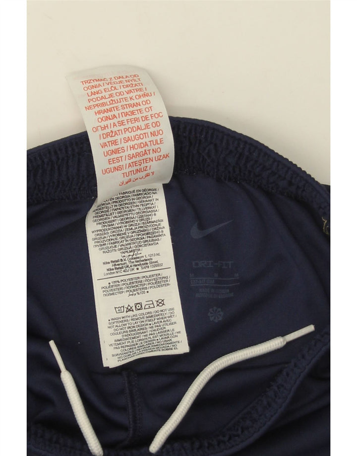 Pantaloncini sportivi Nike da ragazzo Dri Fit 10-11 anni medio blu navy poliestere