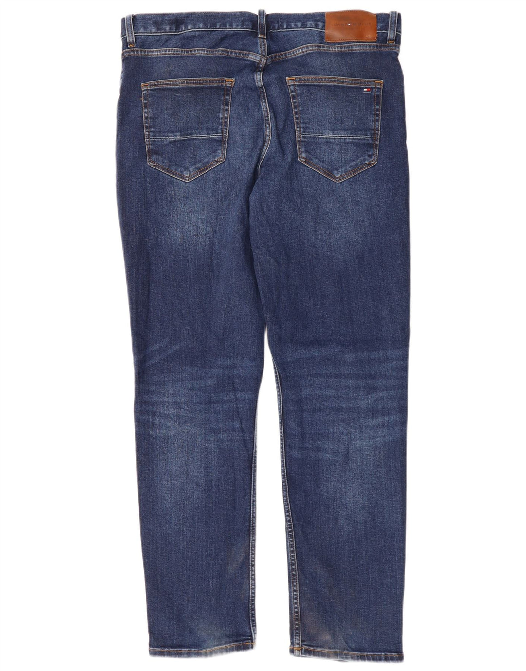 Tommy Hilfiger Uomo Denton Straight Jeans W36 L32 Blu Navy Cotone