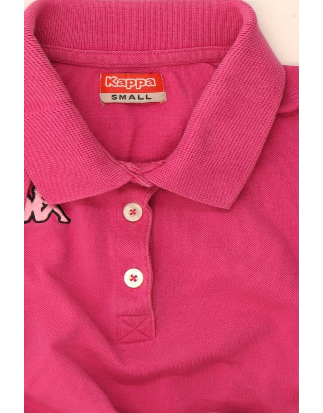 Polo Kappa Donna UK 10 Small Rosa