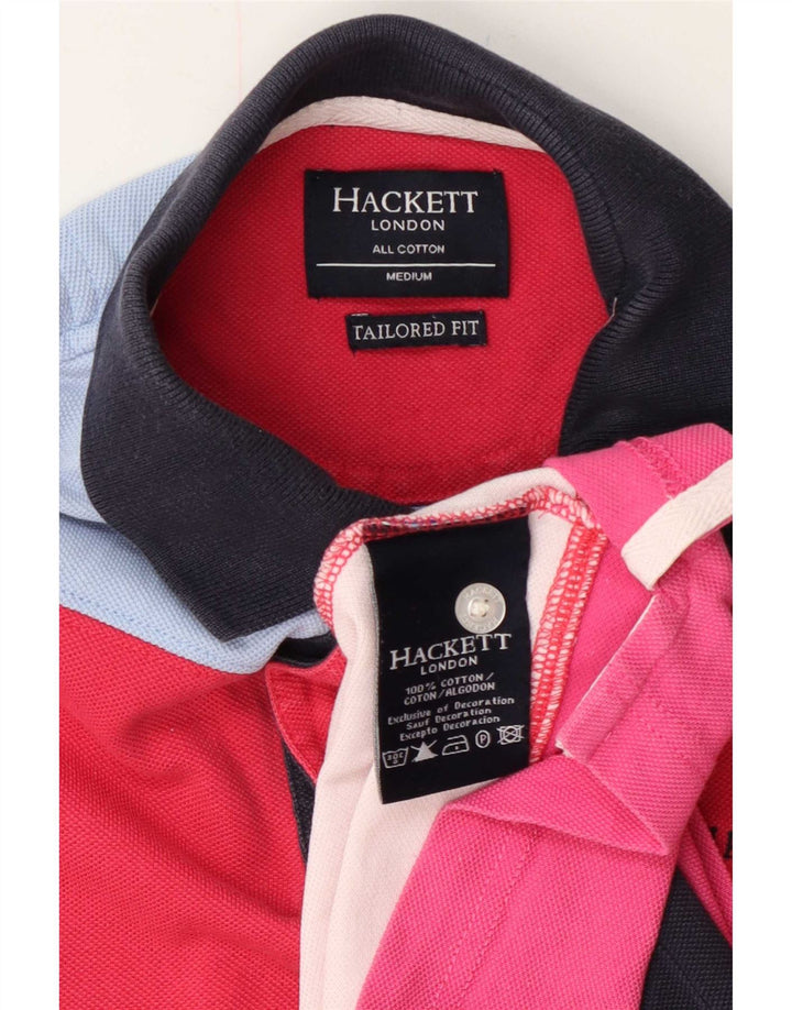 Polo da rugby da uomo su misura Hackett, color block medio multicolore