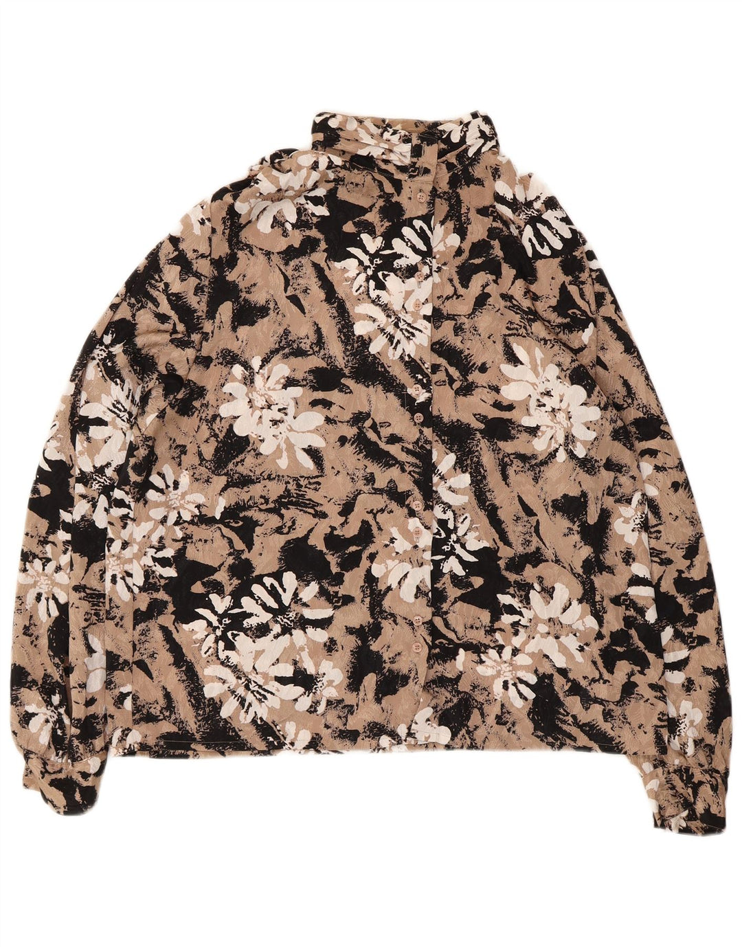 Camicetta da donna Charles Vogele EU 42 Grande poliestere floreale beige