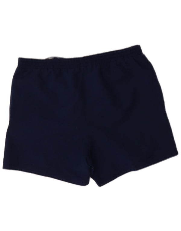 Pantaloncini sportivi da uomo Adidas medi in poliestere blu navy