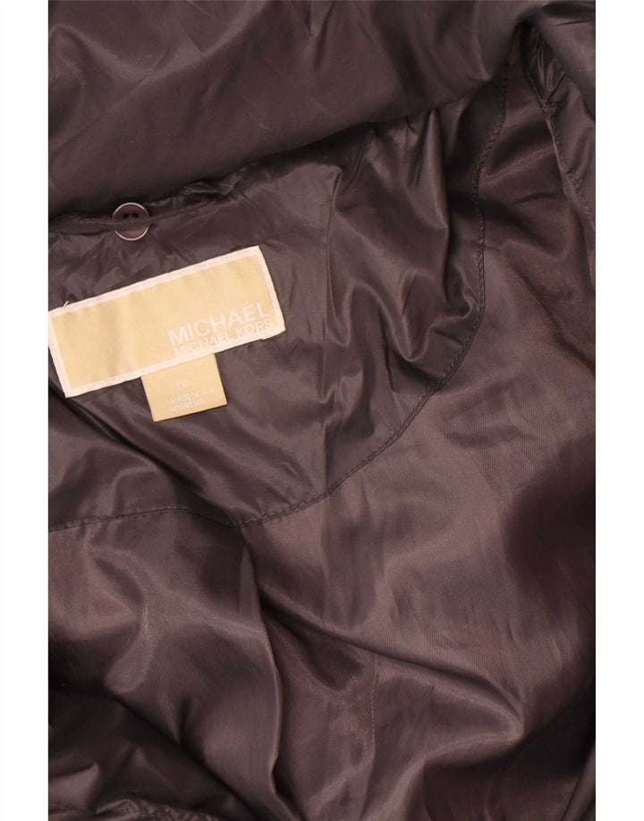 Michael Kors Cappotto imbottito oversize da donna UK 18 XL Nero