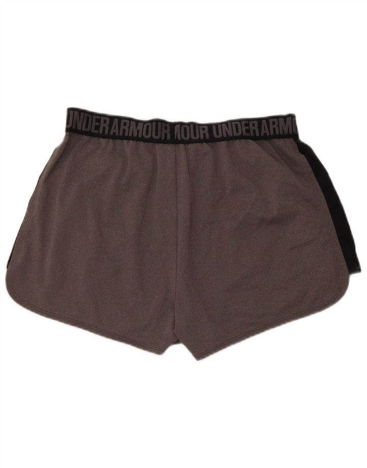 Pantaloncini sportivi grafici da donna Under Armour UK 14 Blocco colore grigio medio