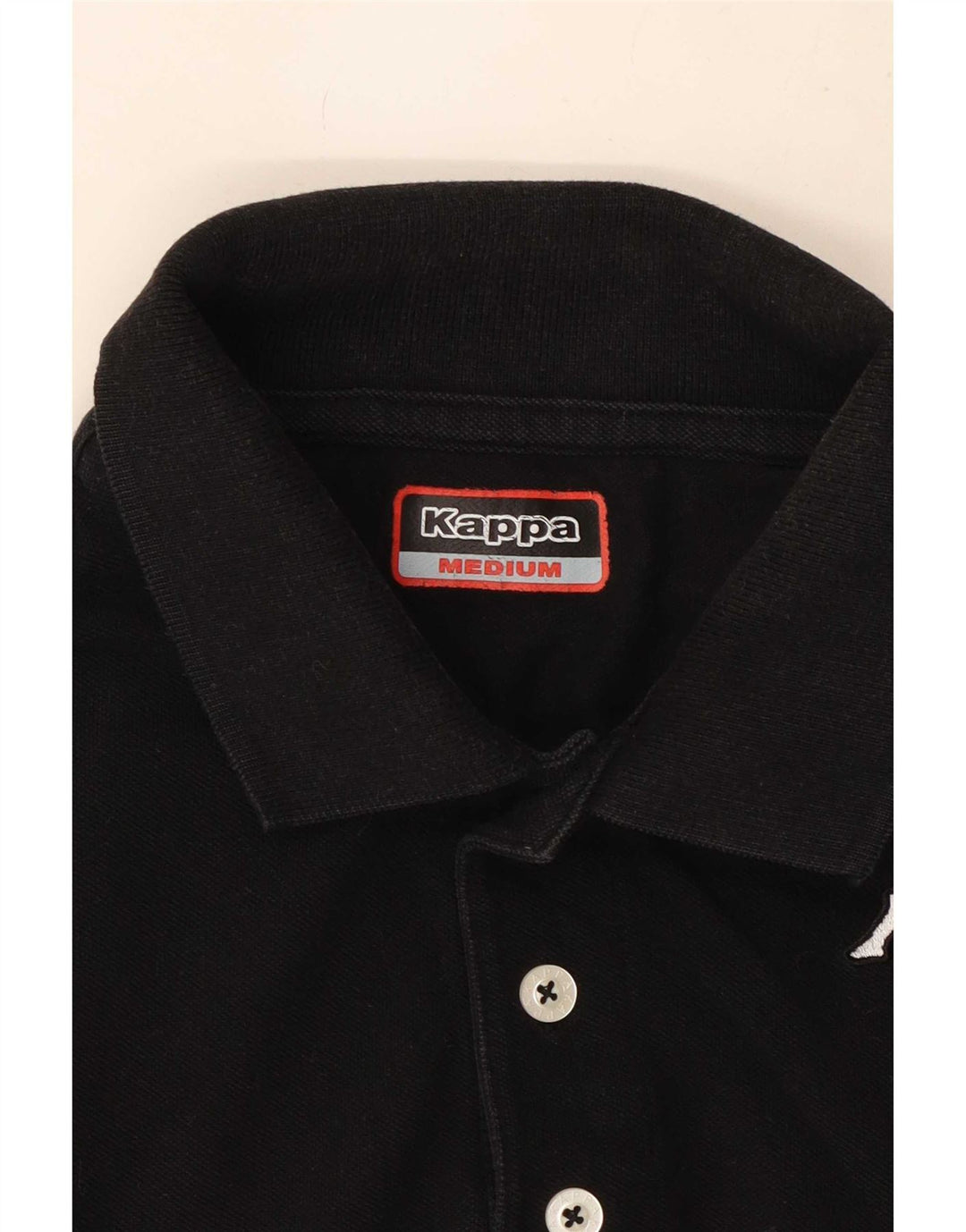 Polo Kappa da uomo media nera
