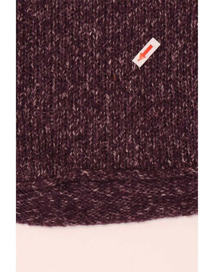 Marlboro Classics Maglione da donna con scollo a V UK 14 Viola medio screziato