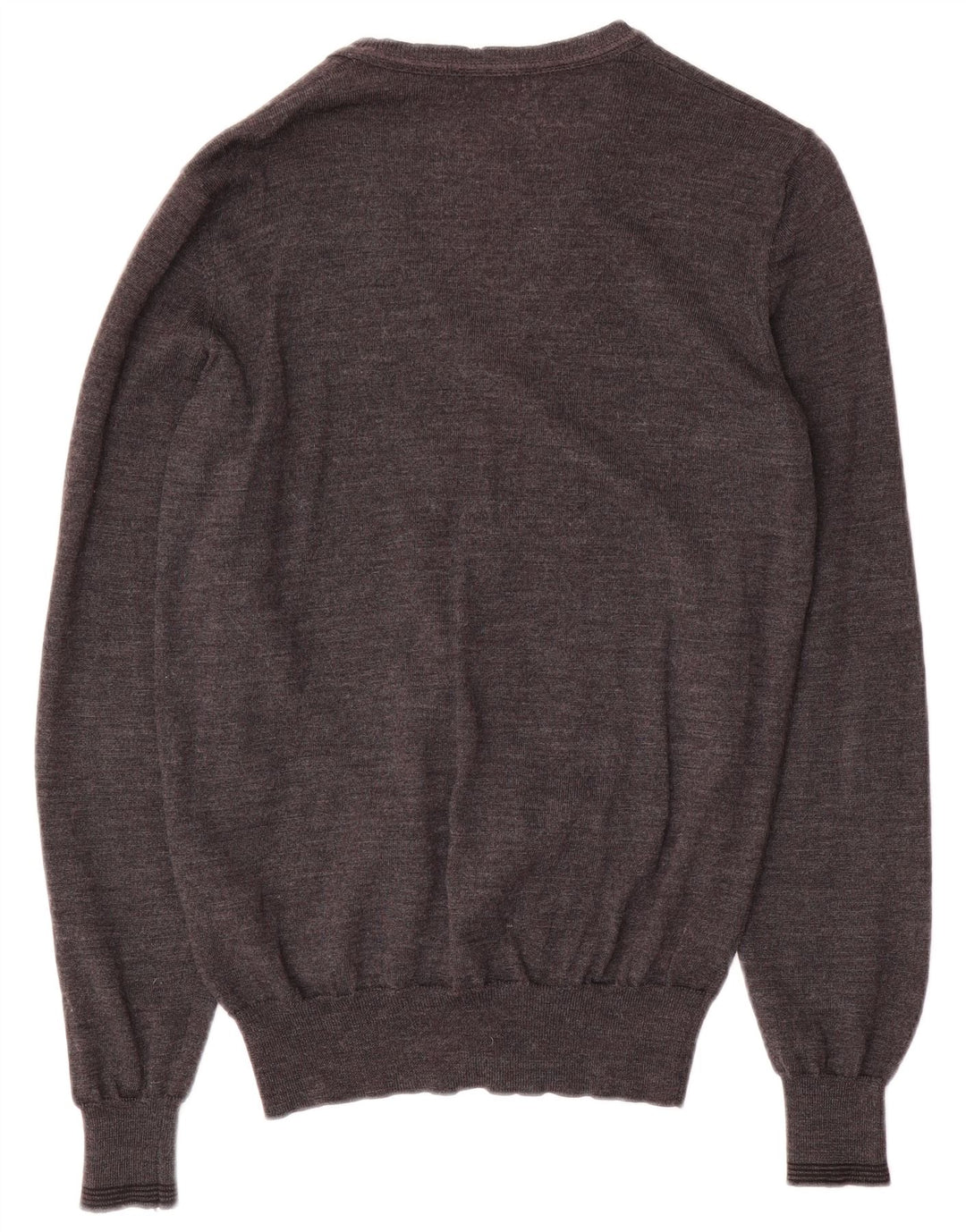 CALVIN KLEIN JEANS Maglione cardigan da uomo grande grigio in lana merino