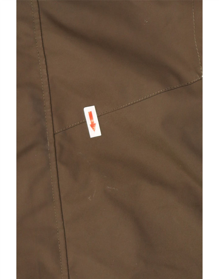 Giacca a vento con cappuccio da donna O'Neill UK 14 grande poliestere kaki