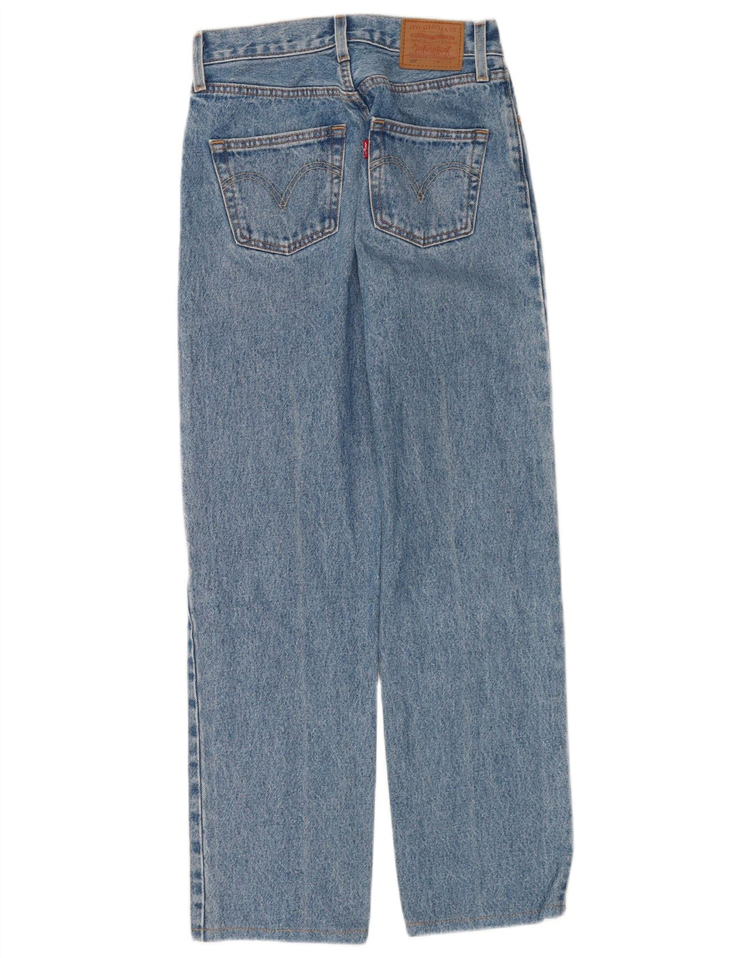 Jeans dritti Levi's 501 da donna W23 L28 cotone blu