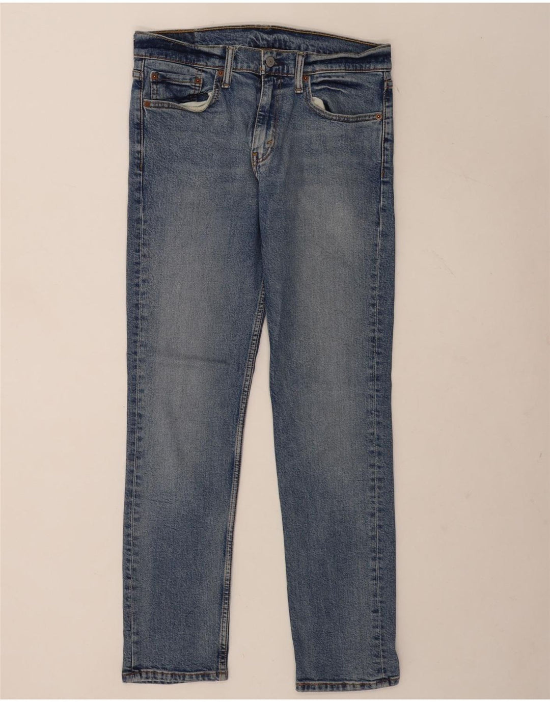 Levi's Uomo 511 Slim Jeans W32 L32 Cotone Blu