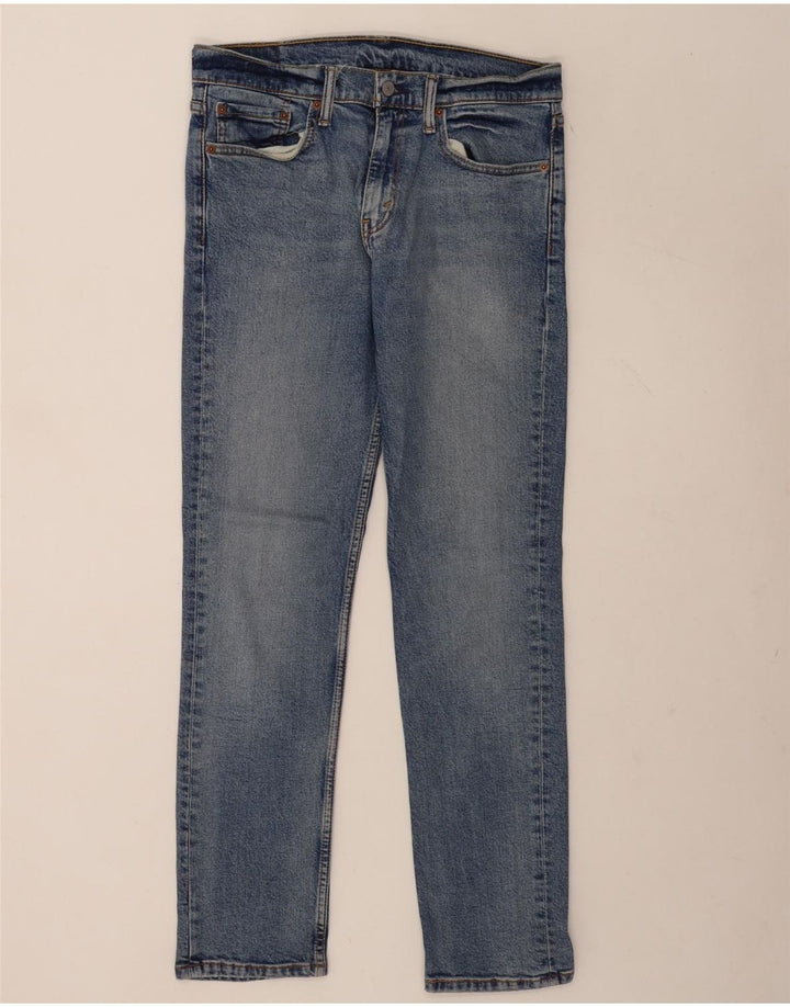 Levi's Uomo 511 Slim Jeans W32 L32 Cotone Blu