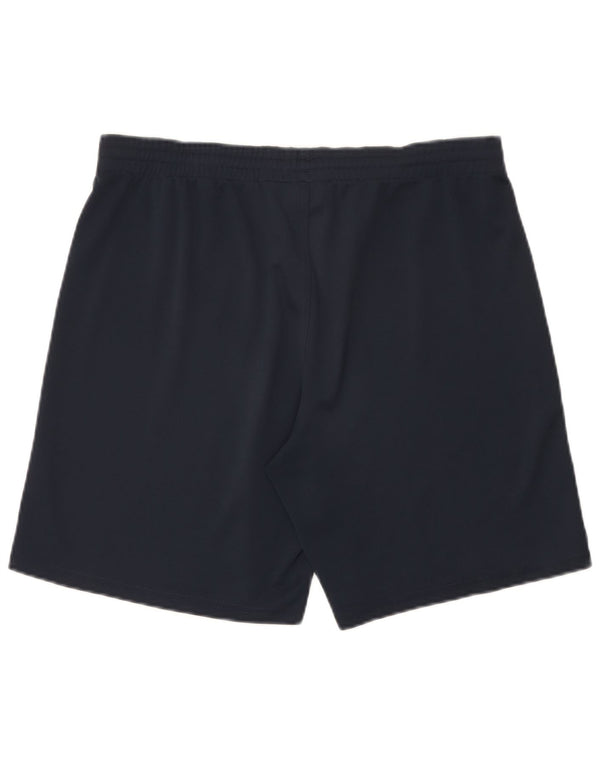 Pantaloncini sportivi grafici da uomo Lotto color block medio blu navy