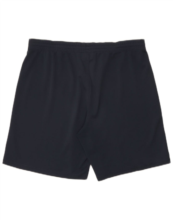 Pantaloncini sportivi grafici da uomo Lotto color block medio blu navy