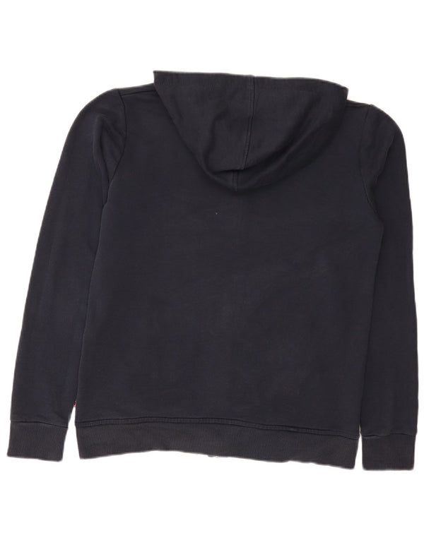 Maglione con cappuccio e zip grafica per ragazzi Levi's 15-16 anni in cotone blu navy