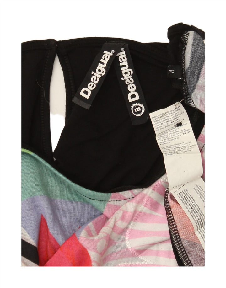 Desigual Camicetta grafica da donna Top UK 14 Medio multicolore floreale