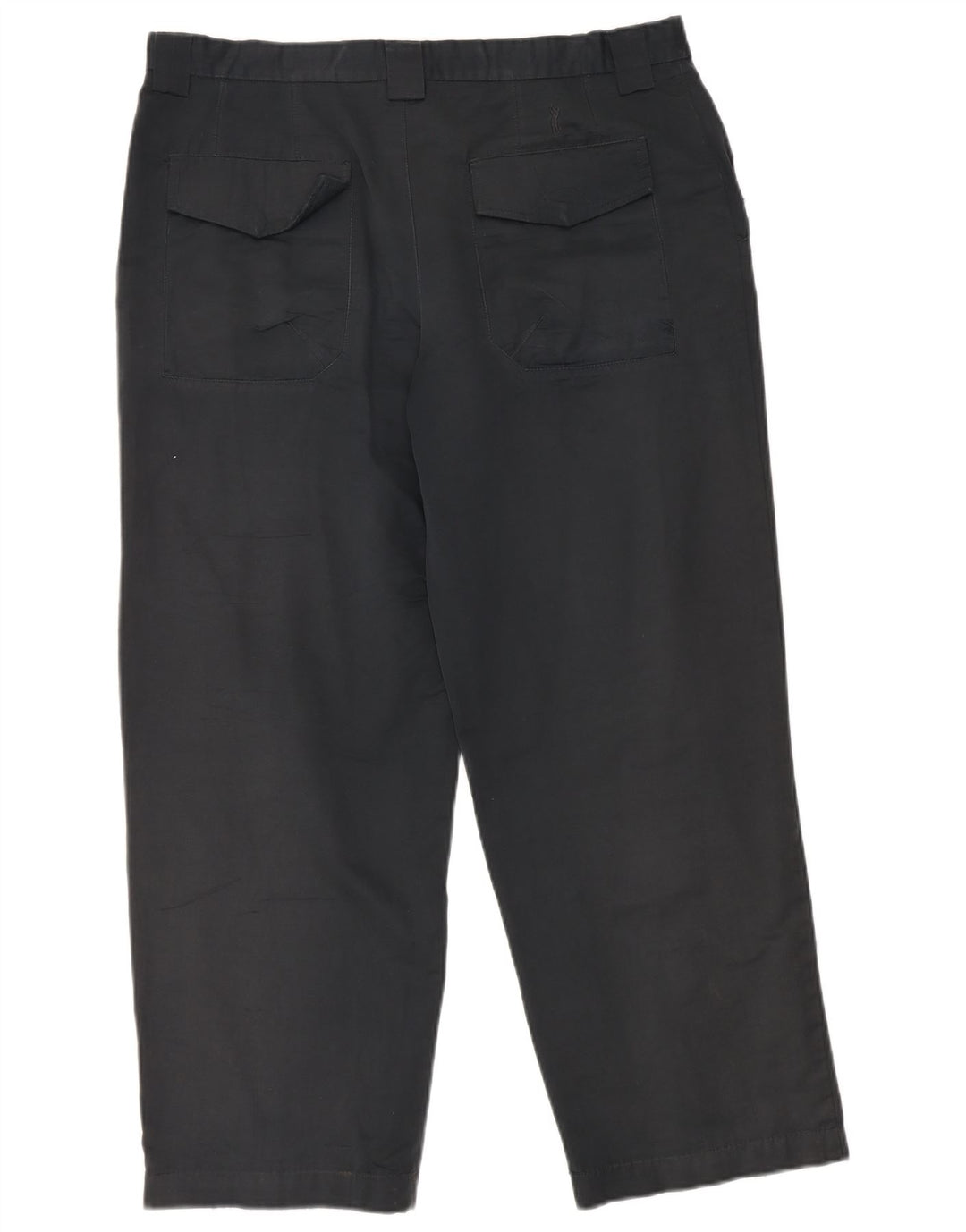 Pantaloni chino dritti Marks & Spencer da uomo blu Harbour W36 L29 Navy