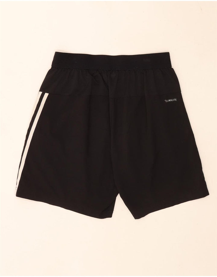 Pantaloncini sportivi Adidas Climalite da uomo medio poliestere nero