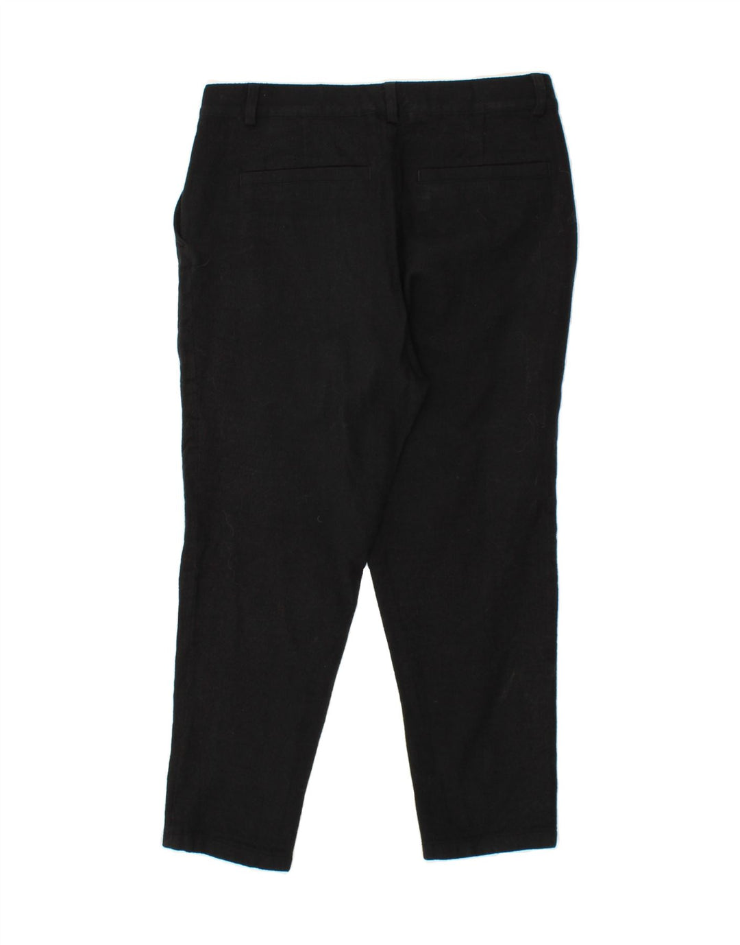COS Womens Slim Cropped Trousers EU 48 2XL W32 L25 Black Vintage Cos and Second-Hand Cos from Messina Hembry 