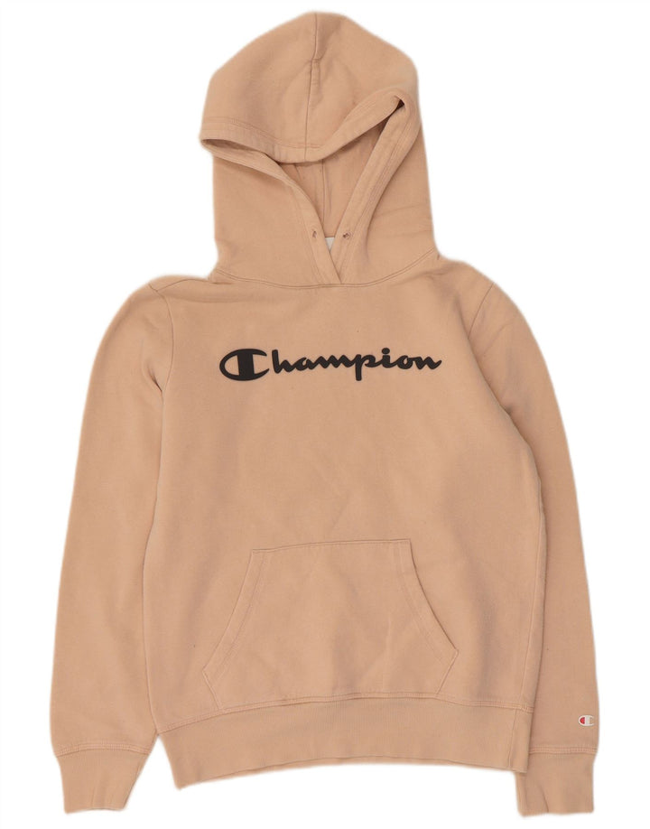 Maglione con cappuccio grafico da donna CHAMPION UK 12 Rosa medio