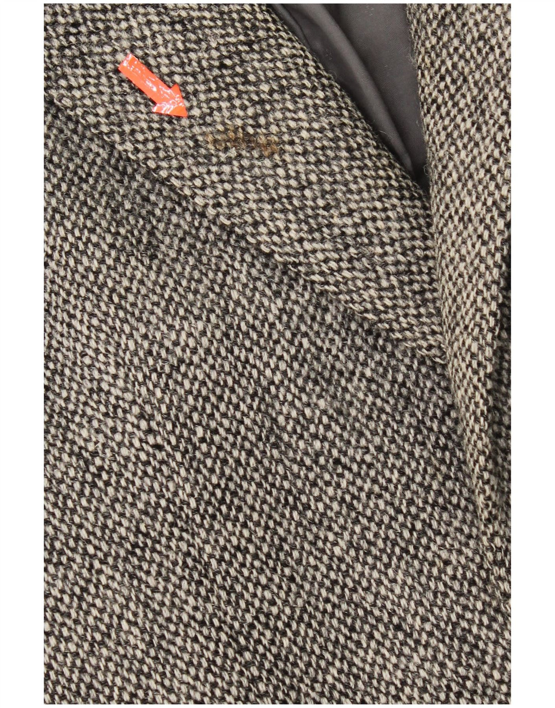 Giacca blazer da uomo in tweed Harris Centaur UK 38 grigio medio a spina di pesce