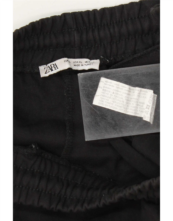 Pantaloncini sportivi da uomo Zara XL in cotone nero