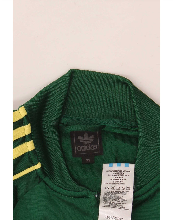 Giacca da ginnastica da uomo Adidas XS verde poliestere